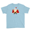 funny flashing naked nude christmas santa claus Youth Tee