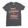 Merry Christmas To Uncle Of Great Awesome Ladies Fitted T-Shirt