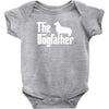the dogfather pembroke welsh corgi white Baby Onesie