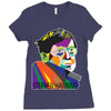 Steven Hawking Ladies Fitted T-Shirt