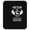 woman with a boxer Mousepad