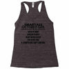 Smartass October Girl Racerback Tank