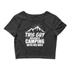 Camper Couple Man White Crop Top