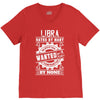 Libra Hated By Many Wanted By Plenty V-Neck Tee