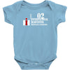 case ih farm center line Baby Bodysuit
