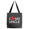 I Love My Uncle Tote Bags