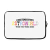 Greeting From Astroworld Wish You Were Here Laptop sleeve