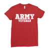 army veteran Ladies Fitted T-Shirt