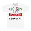 legends are born february All Over Men's T-shirt