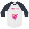 Creating a Lil Monster Baby Girl 3/4 Sleeve Shirt