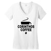 corithos coffee Women's V-Neck T-Shirt