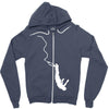 bungeejumping bungeespringen fun sport hobby freizeit extremsport Zipper Hoodie