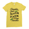 pumpkin spice hocus pocus and cozy sweaters Ladies Fitted T-Shirt