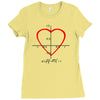 geek love shirt Ladies Fitted T-Shirt