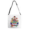paw patrol birthday boy sister Adjustable Strap Totes