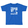 silver edition train insaiyan dragonball z insane bodybuilding goku Toddler T-shirt