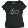 infinity knot anchor rope Women's Triblend Scoop T-shirt