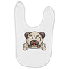 cute pug dog Baby Bibs