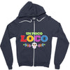 loco coco skul Zipper Hoodie