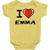 i love emma Baby Onesie