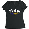Beauty and The Beast Squadgoals Women's Triblend Scoop T-shirt
