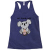 my puns are Racerback Tank