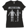 onward robots! &ndash; by chris ware Ladies Fitted T-Shirt