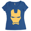 iron man mask avengers marvel comics gift Women's Triblend Scoop T-shirt