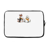 the owl and the weasel Laptop sleeve