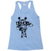 nerd giraffe Racerback Tank