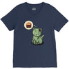 zombie cat V-Neck Tee