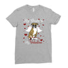 my boxer is my valentine1 Ladies Fitted T-Shirt