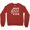 Best Dad Ever Funny Music Note Crewneck Sweatshirt