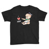 Cute Baby Painter's Dad Love Youth Tee