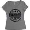khabib nurmagomedov black logo Women's Triblend Scoop T-shirt