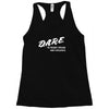 to resist drugs and violence Racerback Tank