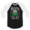 pug irish pub snorty mcpug's 3/4 Sleeve Shirt