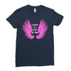 i wear pink for my mom Ladies Fitted T-Shirt