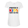 protect kids not guns Maternity Scoop Neck T-shirt
