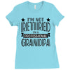not retired but a professional grandpa Ladies Fitted T-Shirt