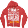 Strong Independent Motivated Capricorn Zipper Hoodie