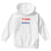 this was a trump shirt but hillary deleted it Youth Hoodie