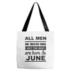 all men are created equal june Tote Bags