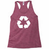 recycle symbol Racerback Tank