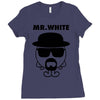 mr. white Ladies Fitted T-Shirt