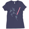banksy cool darth Ladies Fitted T-Shirt