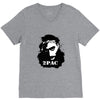 tupac (4x) V-Neck Tee