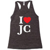 i love jesus christ Racerback Tank