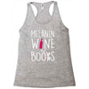 melanin wine and books Racerback Tank