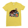 drawing some insects Ladies Fitted T-Shirt